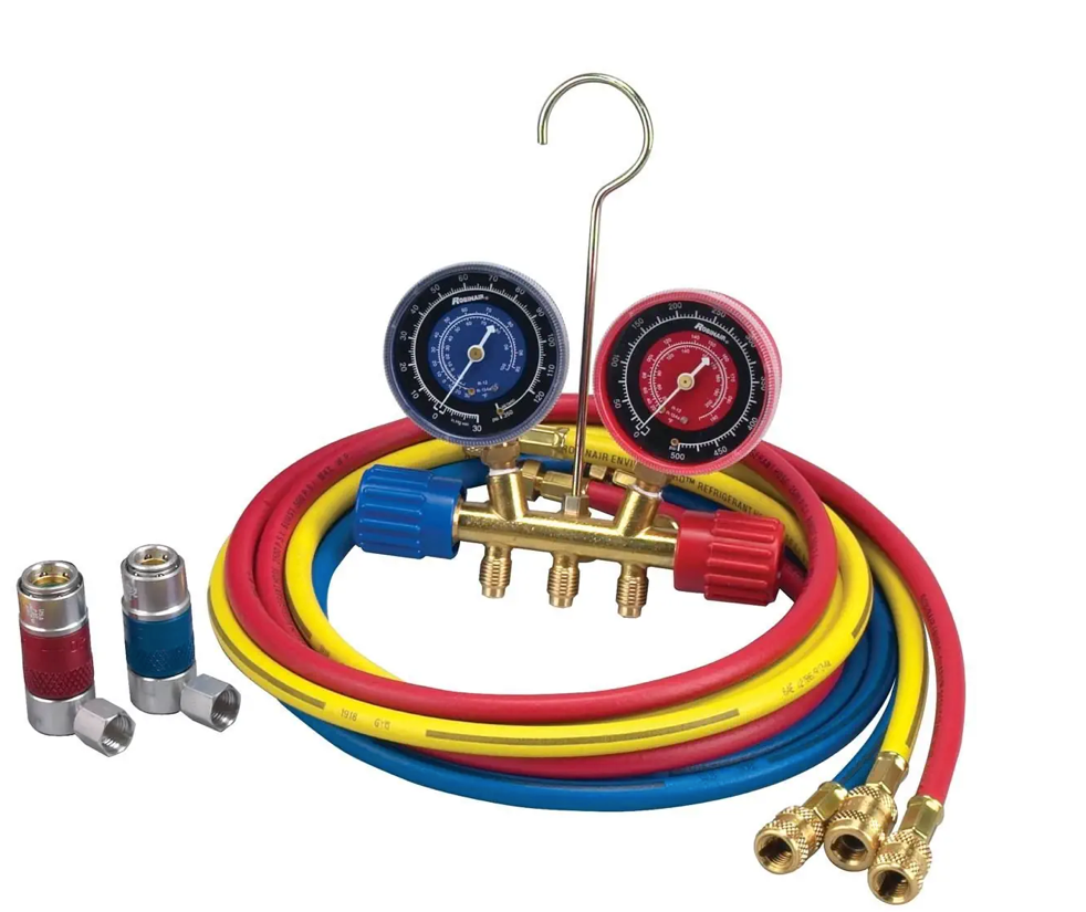 Robinair - R134a Manifold Hose Gauge Coupler Kit