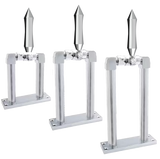 Air Valve Lever and Stand Set Chrome - Talladega