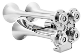4 Trumpet Chrome Mini Train Horn