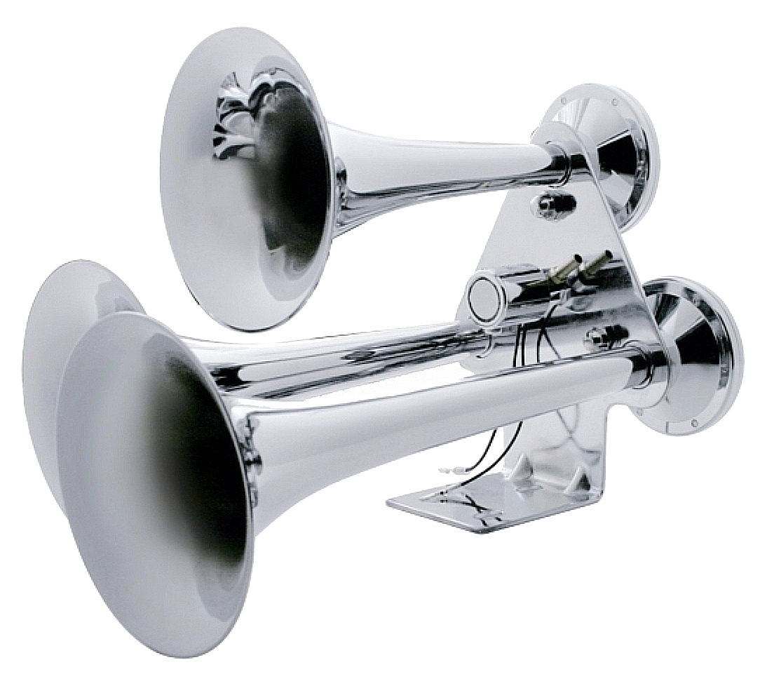 3 Trumpet Chrome Train Horn