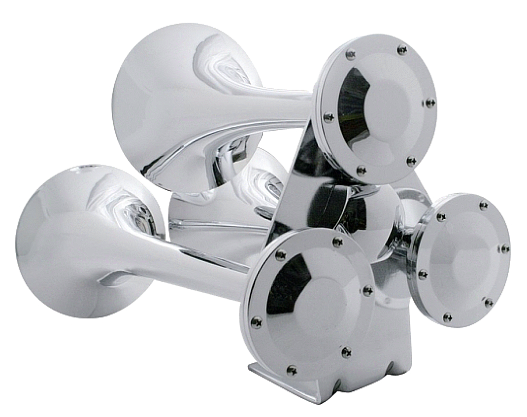 3 Trumpet Chrome Train Horn
