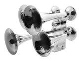 4 Trumpet Chrome Train Horn