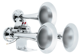 3 Trumpet Chrome Train Horn Bundle