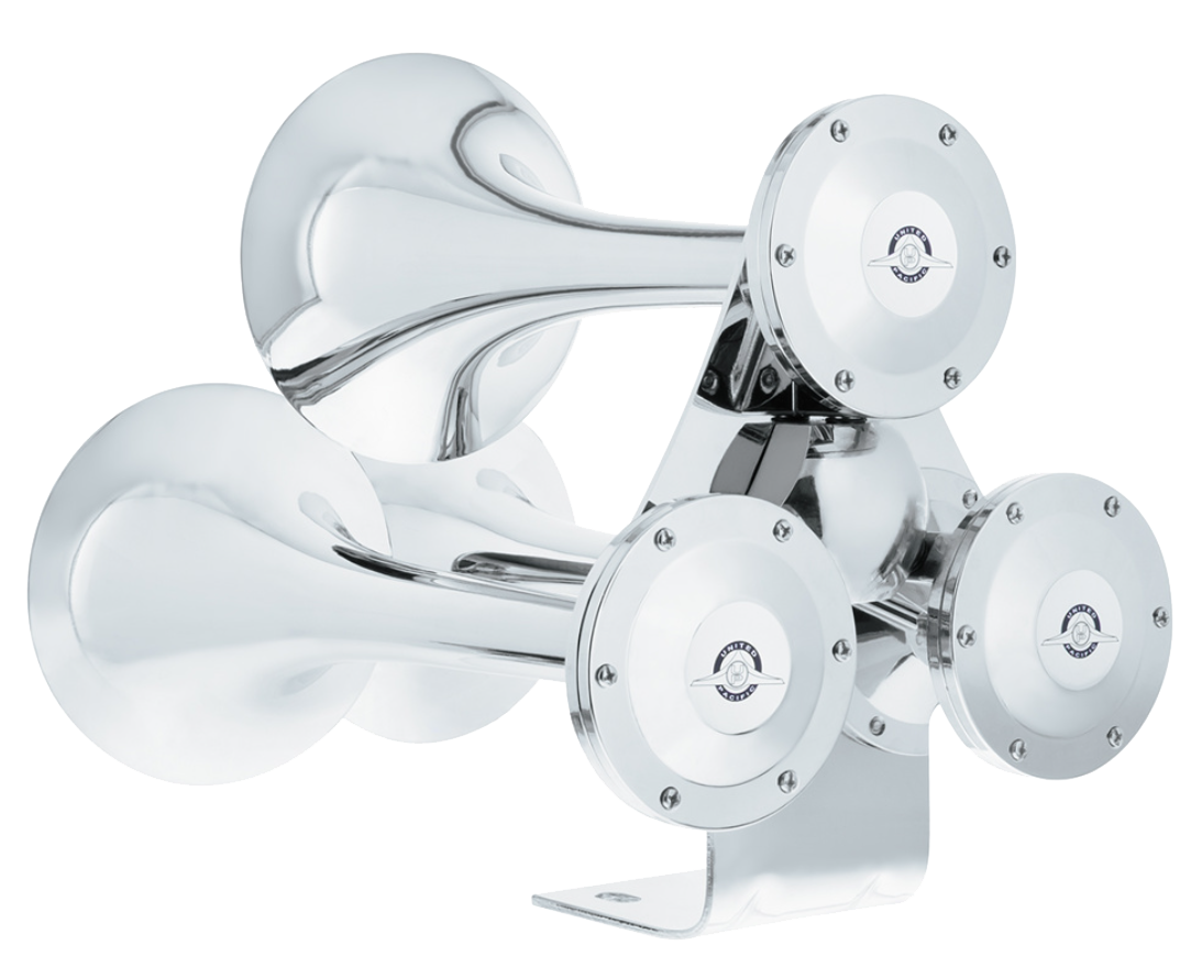 3 Trumpet Chrome Train Horn