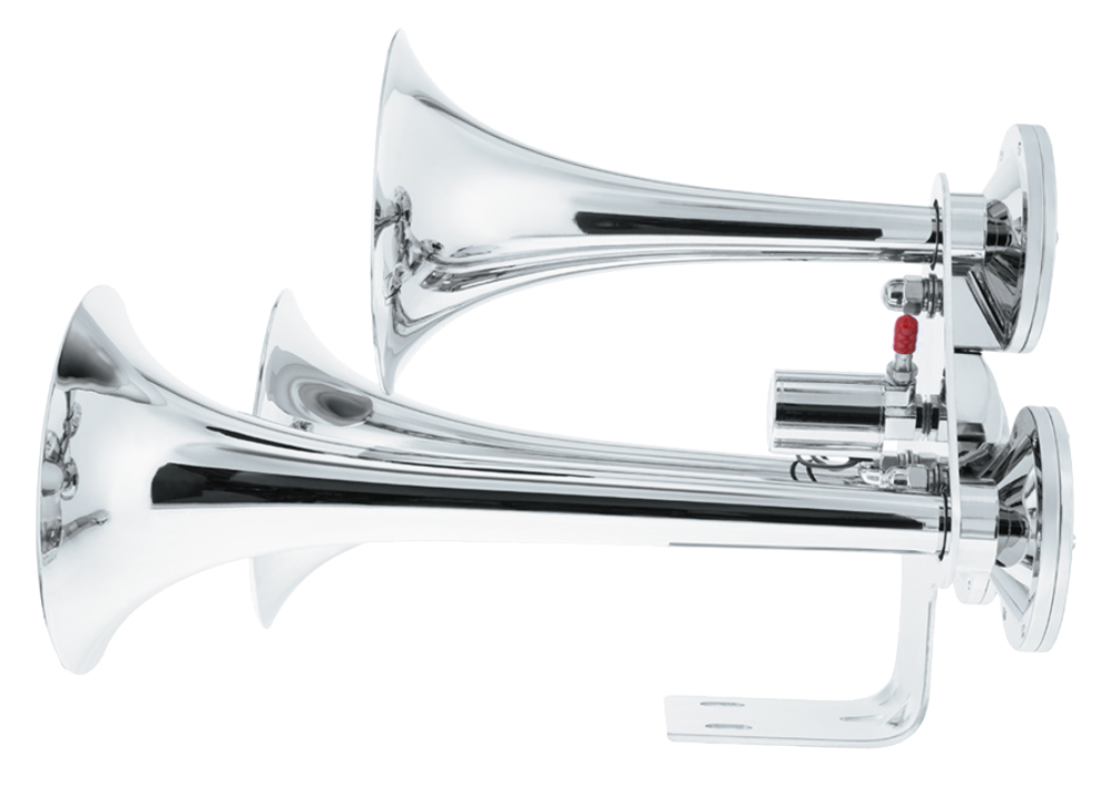 3 Trumpet Chrome Train Horn