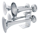4 Trumpet Chrome Train Horn