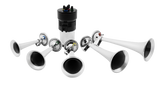 Dixie Air Chrome Horn Kit