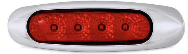 5.75 Inch Clearance Marker Spyder Lights With 4 LEDs - HD Truck Source