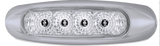 5.75 Inch Clearance Marker Spyder Lights With 4 LEDs - HD Truck Source