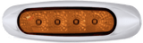 5.75 Inch Clearance Marker Spyder Lights With 4 LEDs - HD Truck Source
