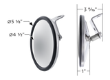 Convex Mirror - 430 Stainless Steel 5, 6, 7.5 and 8.5 Inch