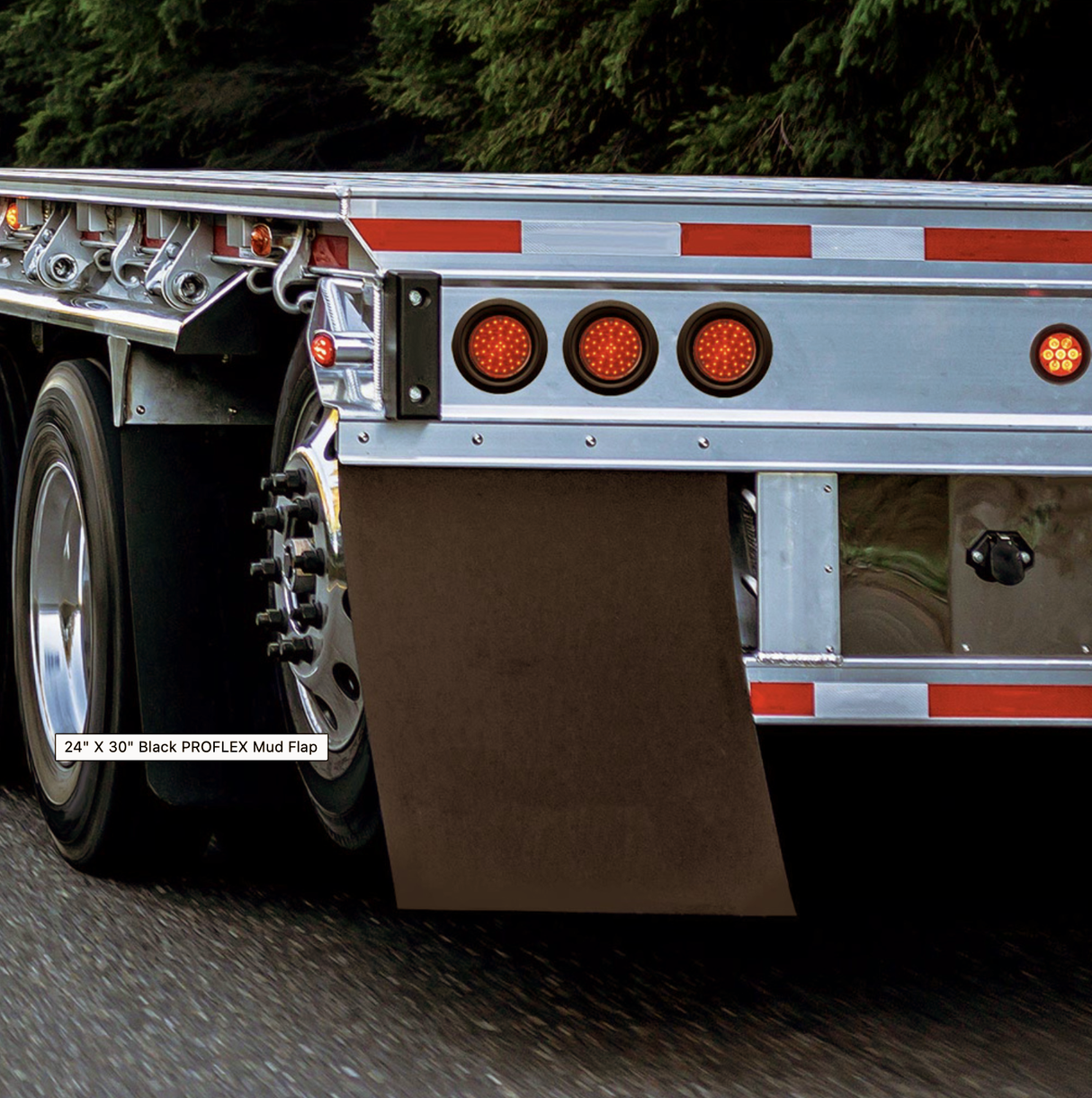 PROFLEX 1/4 Inch Thick Black Mud Flap