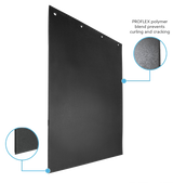 PROFLEX 1/4 Inch Thick Black Mud Flap