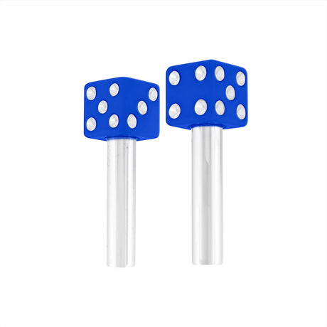 Lock Knob Chrome Color Dice Tip (2-Pack)