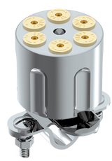 Spinner - Chrome Aluminum Gun Cylinder