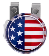 Spinner - Vintage Steering Wheel Spinner With Clear Removable Top & Additional Flag Inserts