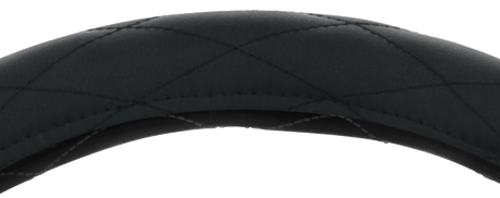 Leather 18" Crystal Stitched Steering Wheel Cover