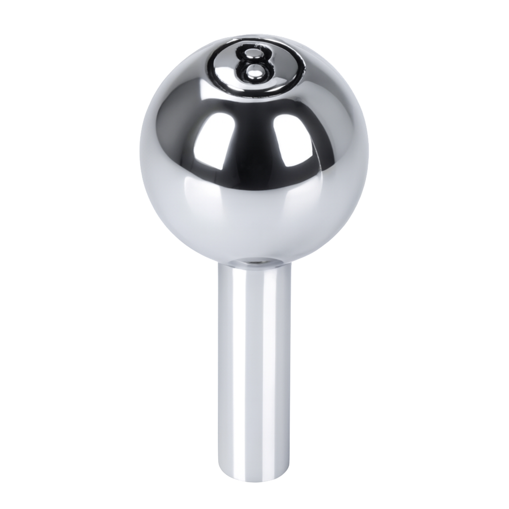 Lock Knob Chrome 8 Ball 2-Pack