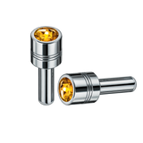 Lock Knob Chrome With 9/16" Color Crystal Tip (2-Pack)