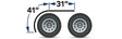 Semi Truck 72 Inch Smooth Half Fenders Low Front Rolled Edge - 14 Gauge - HD Truck Source