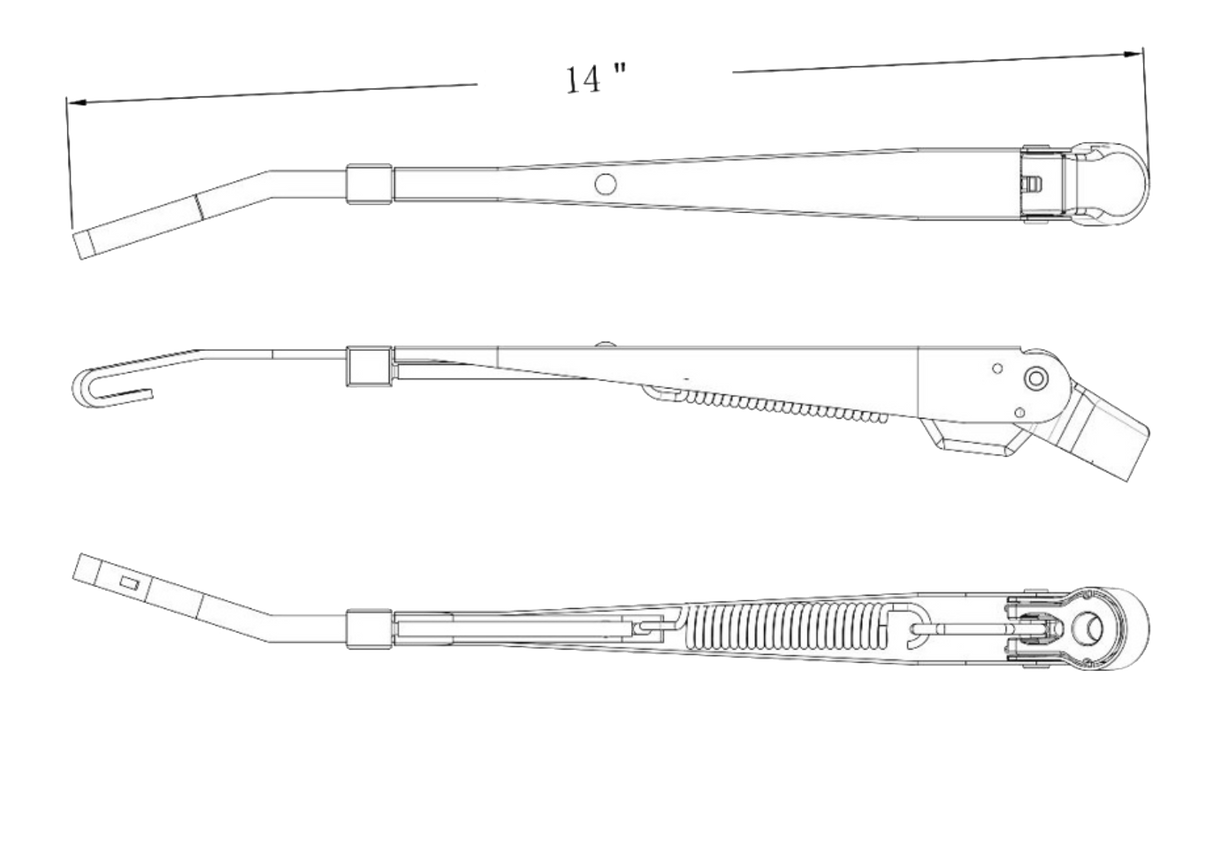 Peterbilt 379 1990-2007 - Wiper Arm Assembly R236002