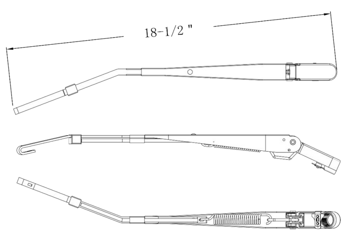 International 1990-1999 - Wiper Arm Assembly