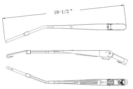 International 1990-1999 - Wiper Arm Assembly