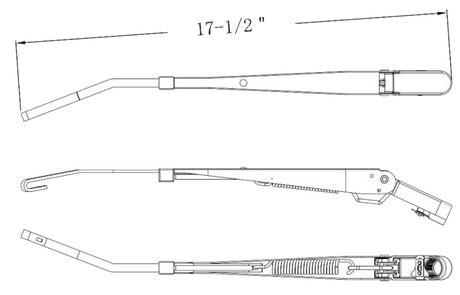 Western Star (2015-2021) - Wiper Arm Assembly