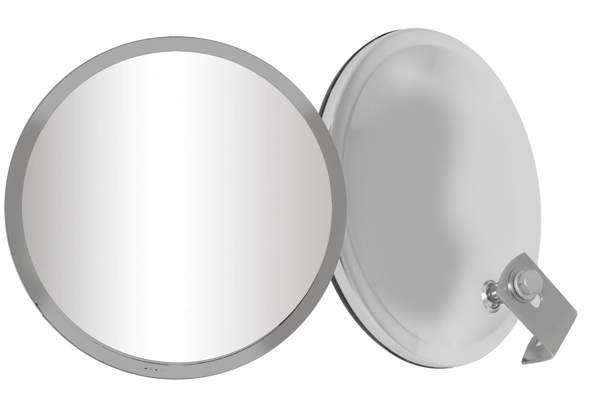 7.5 Inch Convex Mirror Round Off - Set Stud - HD Truck Source