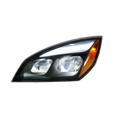 Freightliner Cascadia (2018-Newer) - LED Black Headlight