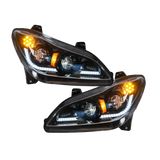 Kenworth T680 (2022 and Newer) - Heated Lens LED Headlight With Sequential Turn Signal
