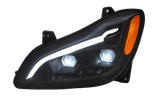 Kenworth T680 (2022 and Newer) - LED Headlight With Sequential Turn Signal
