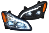 Kenworth T680 (2022 and Newer) - LED Headlight With Sequential Turn Signal