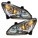 Kenworth T680 (2022 and Newer) - Heated Lens LED Headlight With Sequential Turn Signal