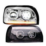 Freightliner Century (1996-2010) - LED Headlight With Sequential Turn Signal