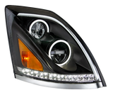 Volvo VN-VNL (2003-2017) - LED Headlight with Halo And Sequential Turn Signal