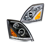 Volvo VN-VNL (2003-2017) - LED Headlight with Halo And Sequential Turn Signal