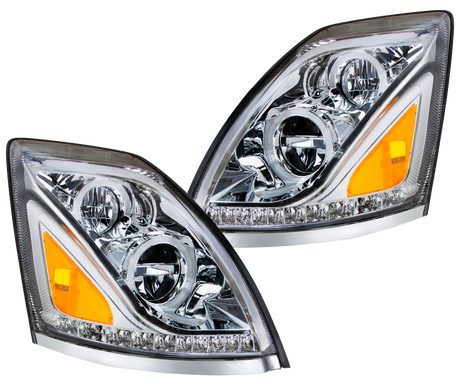 Volvo VN-VNL (2003-2017) - LED Headlight with Halo And Sequential Turn Signal