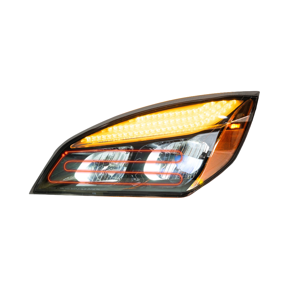 Freightliner Cascadia (2018 and Newer) - Heated LED Headlight