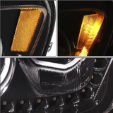 Peterbilt 587 (2010-2016) Peterbilt 579 (2012-2021) - LED Headlight With Halo and Sequential Turn Signal