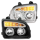 Kenworth T880 (2013 and Newer) - Headlight With Sequential Turn Signal and Side