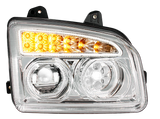 Kenworth T880 (2013 and Newer) - Headlight With Sequential Turn Signal and Side