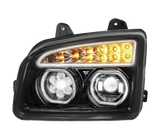 Kenworth T880 (2013 and Newer) - Headlight With Sequential Turn Signal and Side