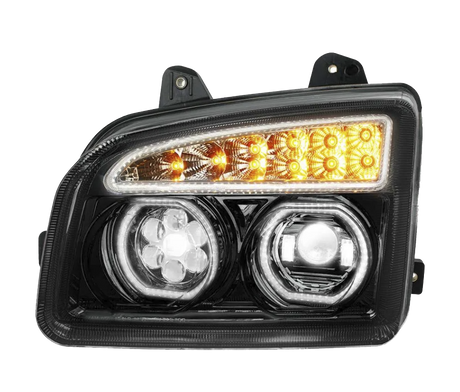 Kenworth T880 (2013 and Newer) - Headlight With Sequential Turn Signal and Side