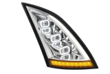 Volvo VN-VNL (2018 and Newer) - LED Headlight with Halo And Sequential Turn Signal
