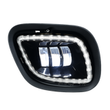 Freightliner Cascadia 08-17 - Chrome Fog Light With Halo