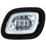Freightliner Cascadia 2008-2017 - Fog Light With Halo, Black or Chrome Reflector