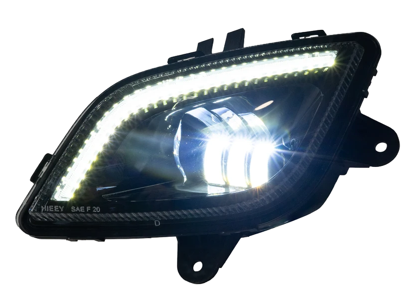 Freightliner Cascadia (2018-Newer) Fog Light Black or Chrome Reflector
