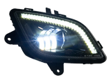 Freightliner Cascadia (2018-Newer) Fog Light Black or Chrome Reflector