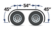 8 Gauge Full Tandem Fender Smooth Paintable Aluminum - HD Truck Source